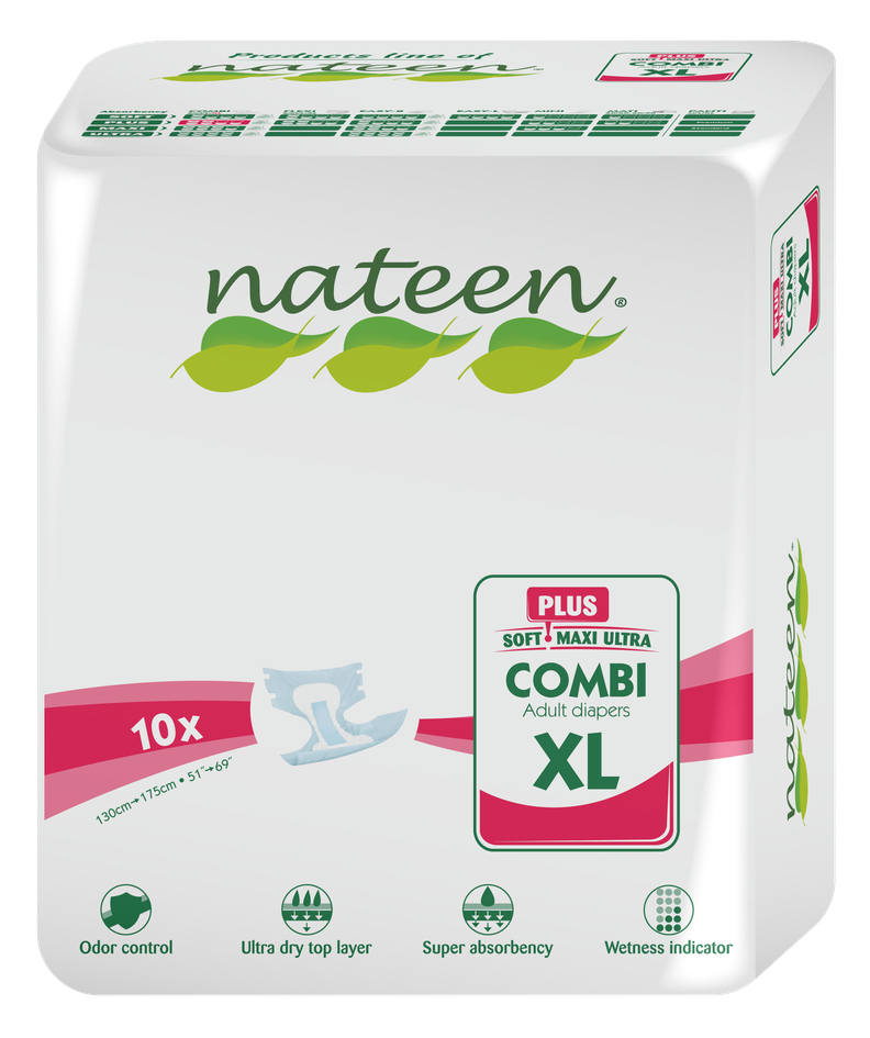 Pañal Adulto Combi Plus XL - 10 unidades-0