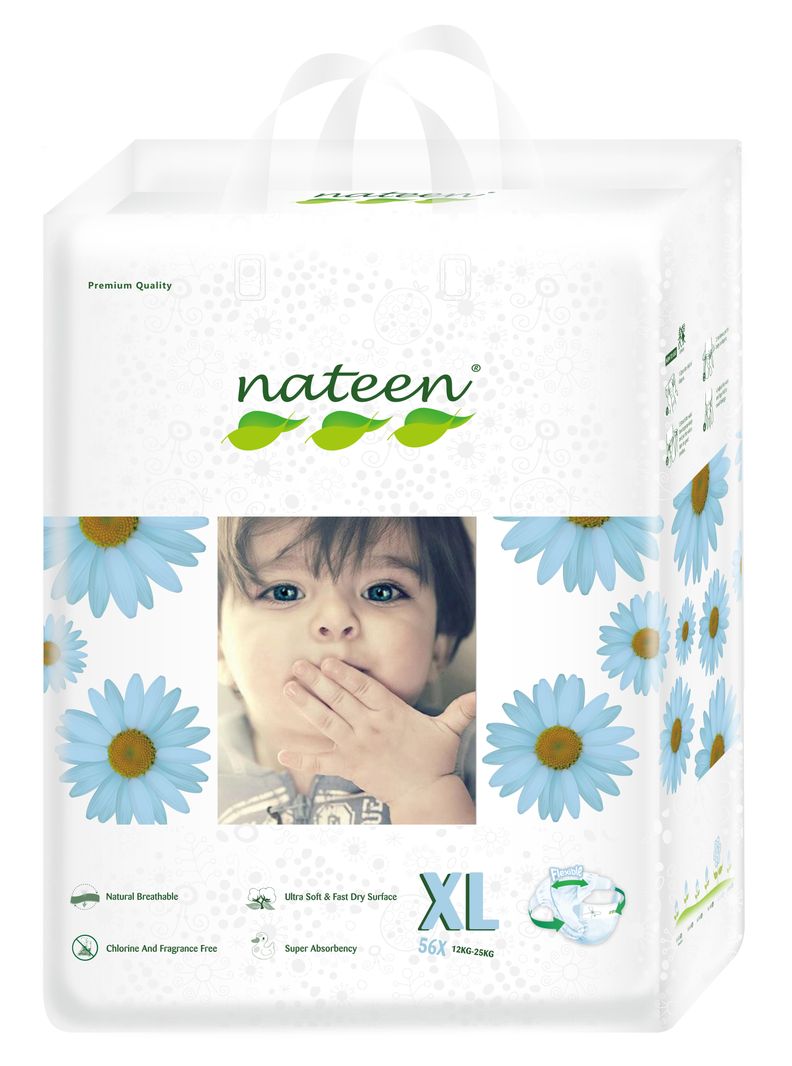 Pañal Ecológico Bebe XL - 56 unidades-0