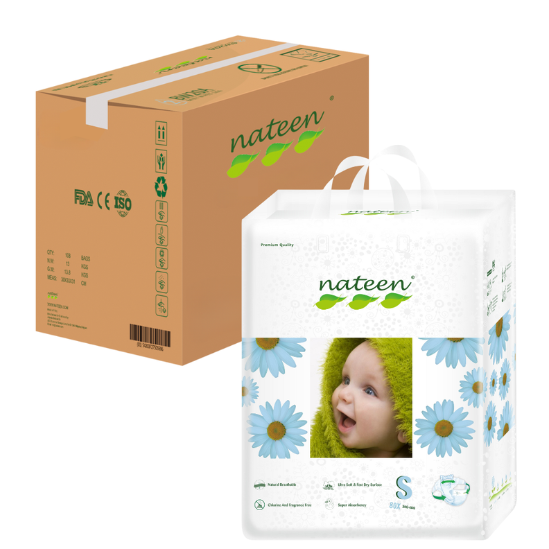 Pañal Ecológico Nateen S - 160 unidades-0