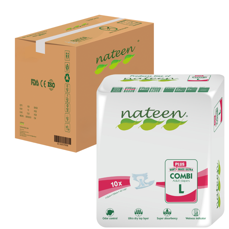 Pañal Adulto Combi Plus L - 80 unidades-0