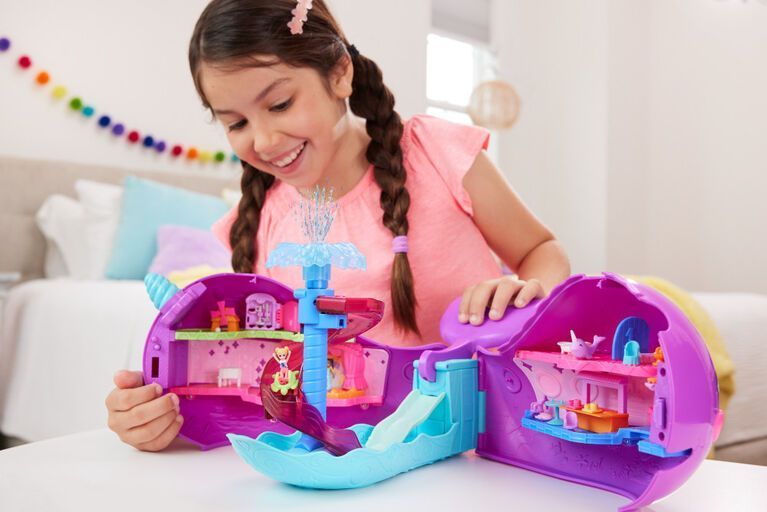 Set Ballena Narval Mágico Polly Pocket-5