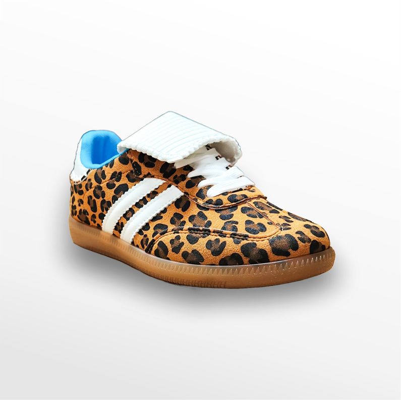 ZAPATILLAS MUJER  LEOPARDO RAYAS PU-1