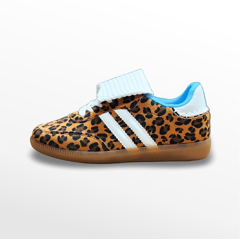 ZAPATILLAS MUJER  LEOPARDO RAYAS PU-2