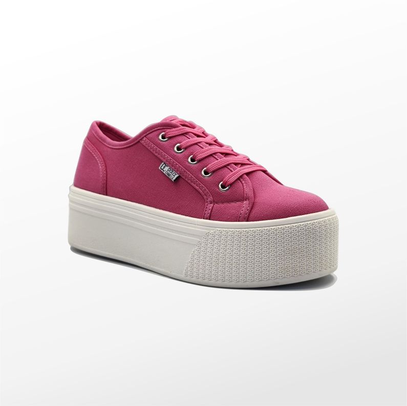 Zapatilla Lona con Plataforma Doloce Cannella -1