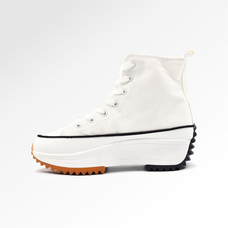 Zapatilla Lona Caña Alta y Plataforma Dolce Cannella-1