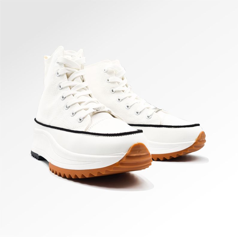 Zapatilla Lona Caña Alta y Plataforma Dolce Cannella-2