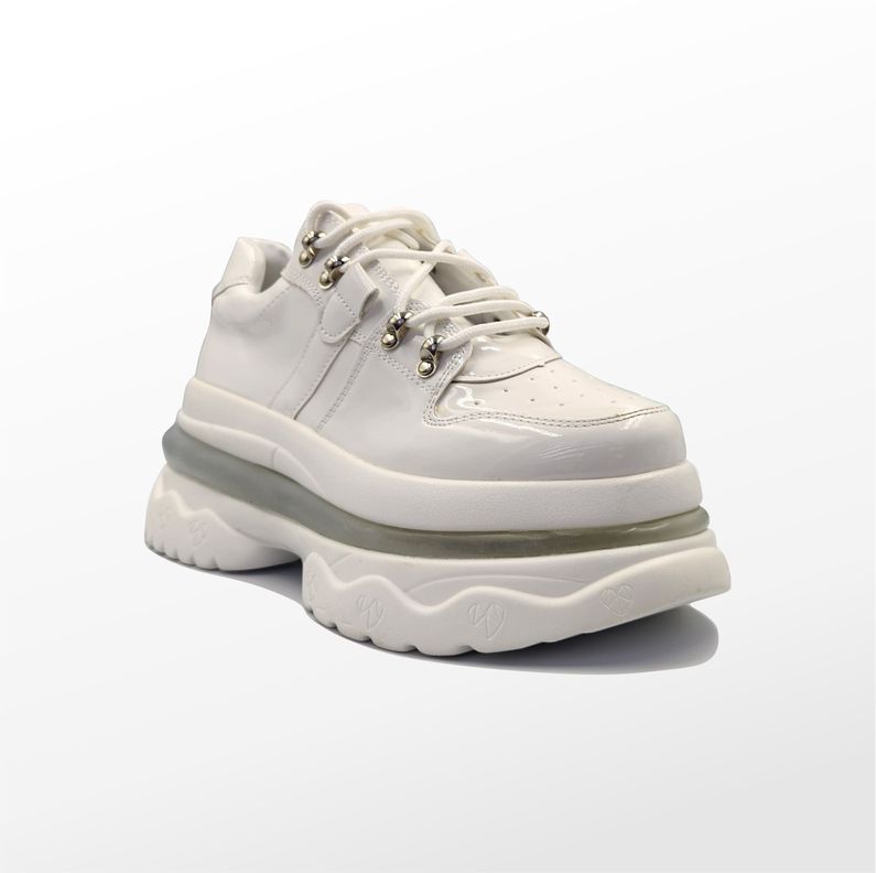 Zapatilla Charol Con Plataforma Dolce Cannella-1