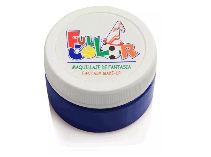Pintura / Maquillaje De Cuerpo Y Cara Full Color Pintacarita Azul-0