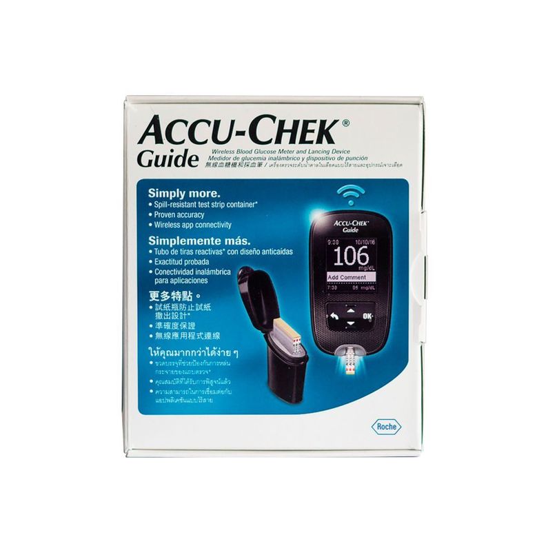 Glucometro - Medidor De Glucosa Accu-chek® Guide-0