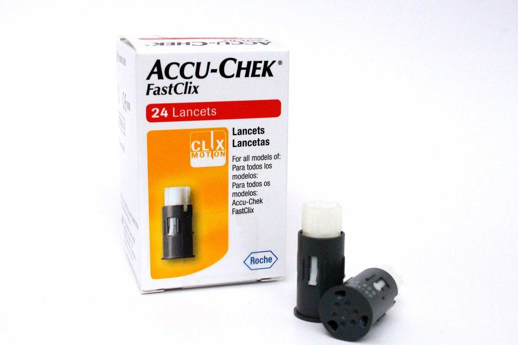 Lancetas Accu-chek Fastclix 24 Unidades (performa) Blanco