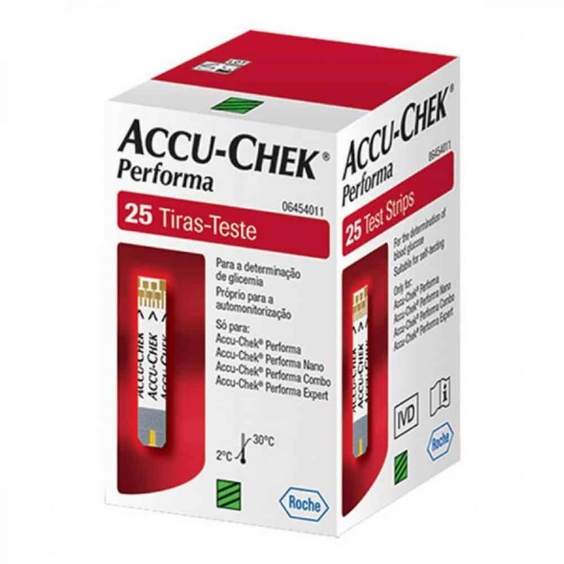 Tiras Reactivas Accu-chek® Performa 25 Unidades-0