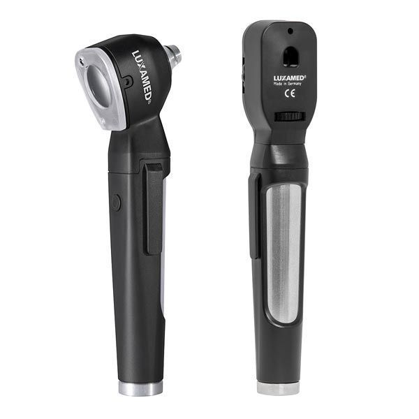 Pack Otoscopio Y Oftalmoscopio Luxamed 2.5 V Negro