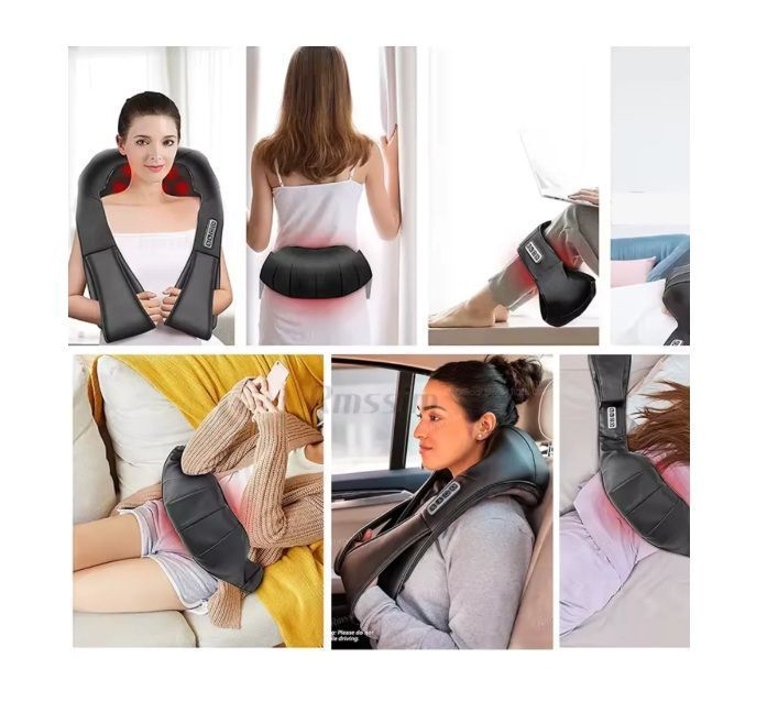 Masajeador De Cuello Con Calor Shiatsu-1