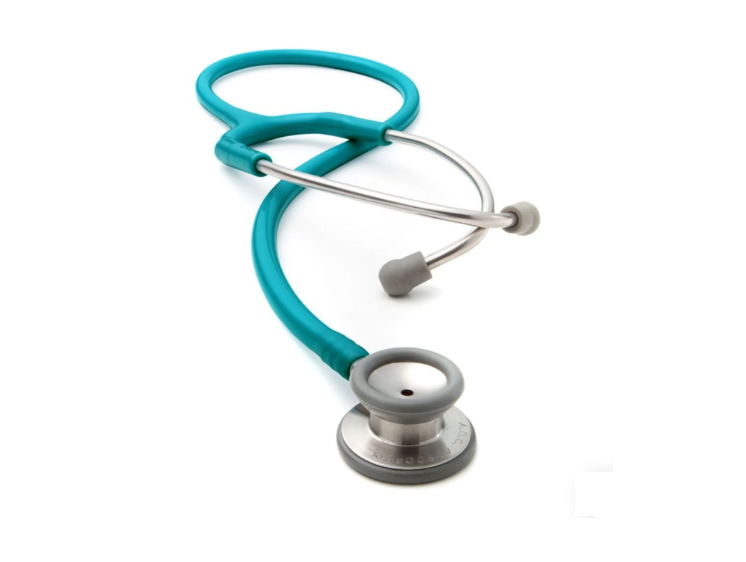 Fonendoscopio Adc Pediatrico Adscope 604 Azul Caribe Metalico-0