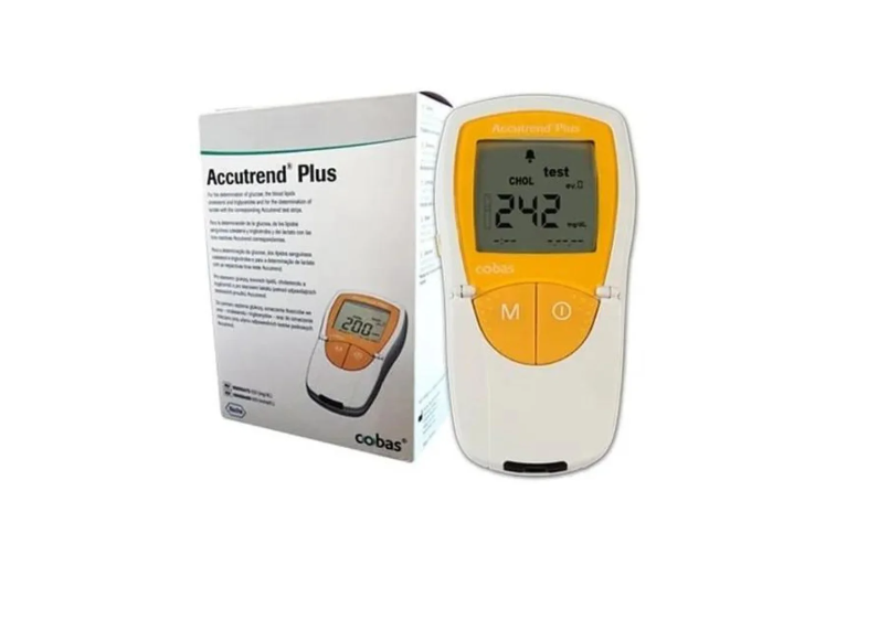 Glucometro Medidor Accutrend Plus + Tiras Reactivas Lactato (25und)-0