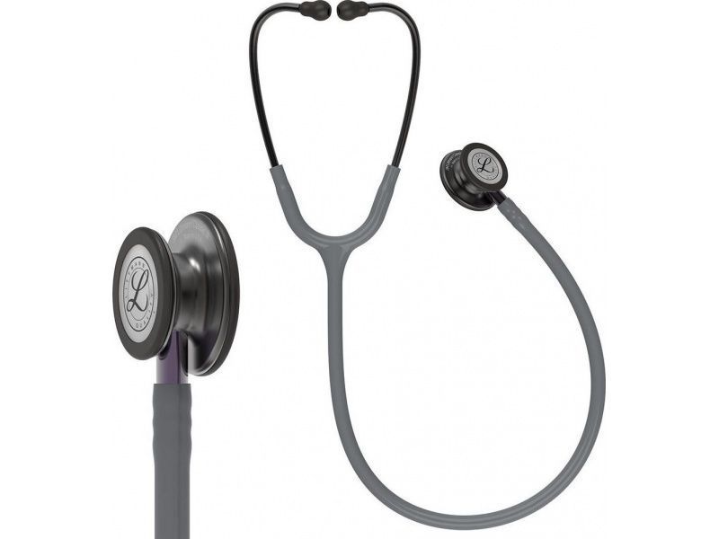 Fonendoscopio-Estetoscopio Littmann Classic Iii Gris Smoke 5873 + Estuche Negro-0