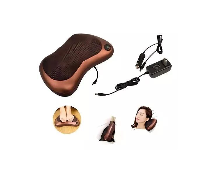 Cojín Masajeador Eléctrico, Almohada Lumbar Cuello, Pierna-0