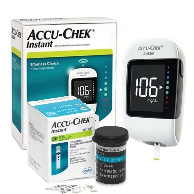 Pack Glucometro Accu-chek® Instant + 50 Tiras + 50 Lancetas-0