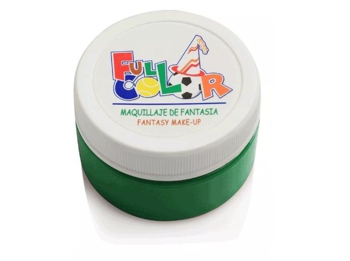 Pintura / Maquillaje De Cuerpo Y Cara Full Color Pintacarita Verde-0