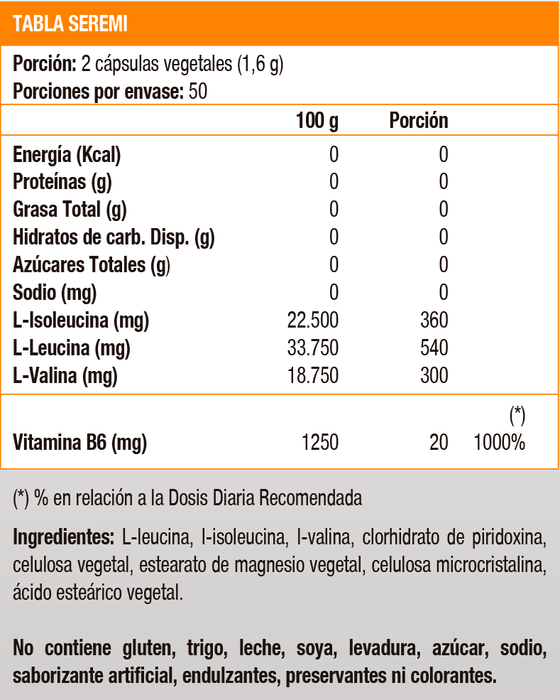 BCAA Plus, Aminoácidos (100 caps) - Original-2