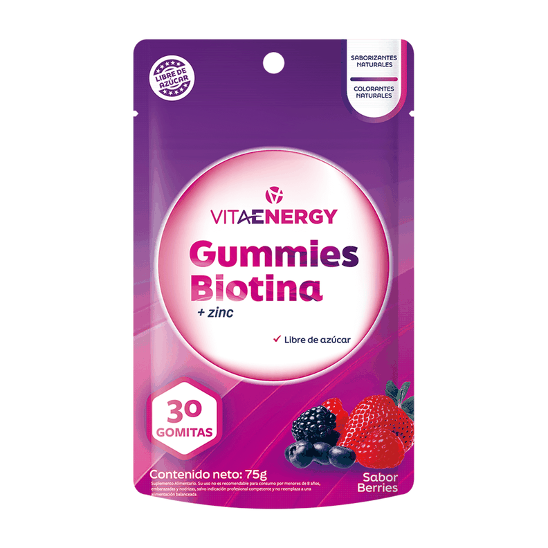Gomita de Biotina + Zinc 30 gomitas