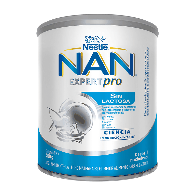 NAN SIN LACTOSA 400G Nestlé | Paris.cl
