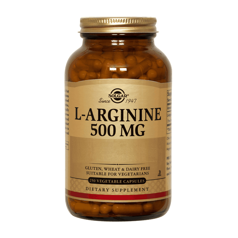 L-Arginine 500 mg, Arginina (250 caps) - Original-0