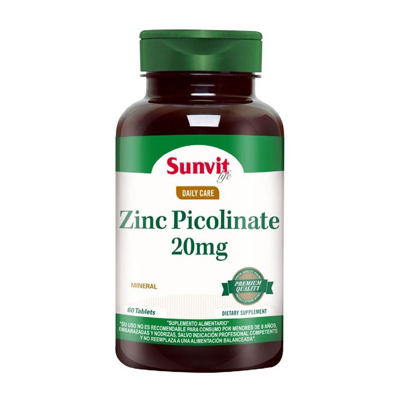 Zinc Picolinate 20 mg (60 tab)-0