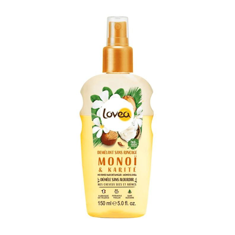 Spray Desenredante Cabello Seco y Dañado Monoi Karité 150ml, Lovea-0