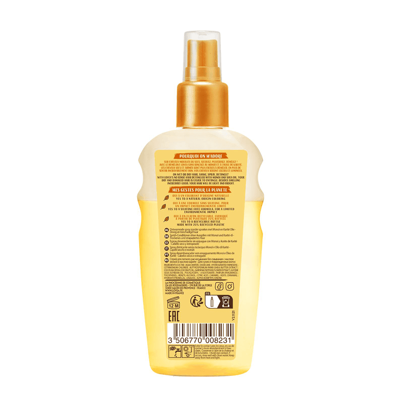 Spray Desenredante Cabello Seco y Dañado Monoi Karité 150ml, Lovea-1