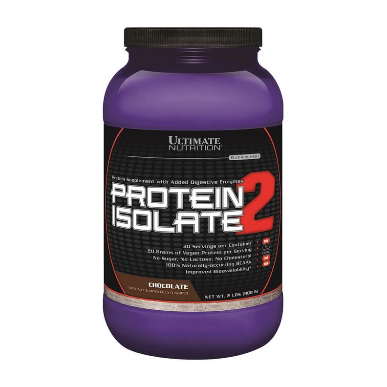 Protein Isolate, Proteína Vegetariana (2 Lb) - Original-0