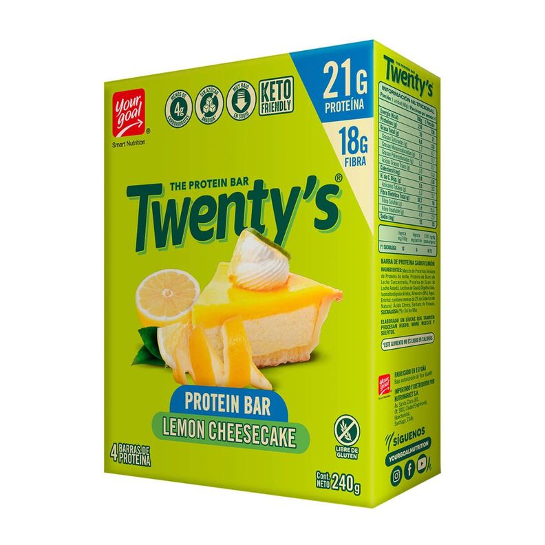 DISPLAY 4 UNIDADES SNACK PROTEICO TWENTYS, YGOAL-9