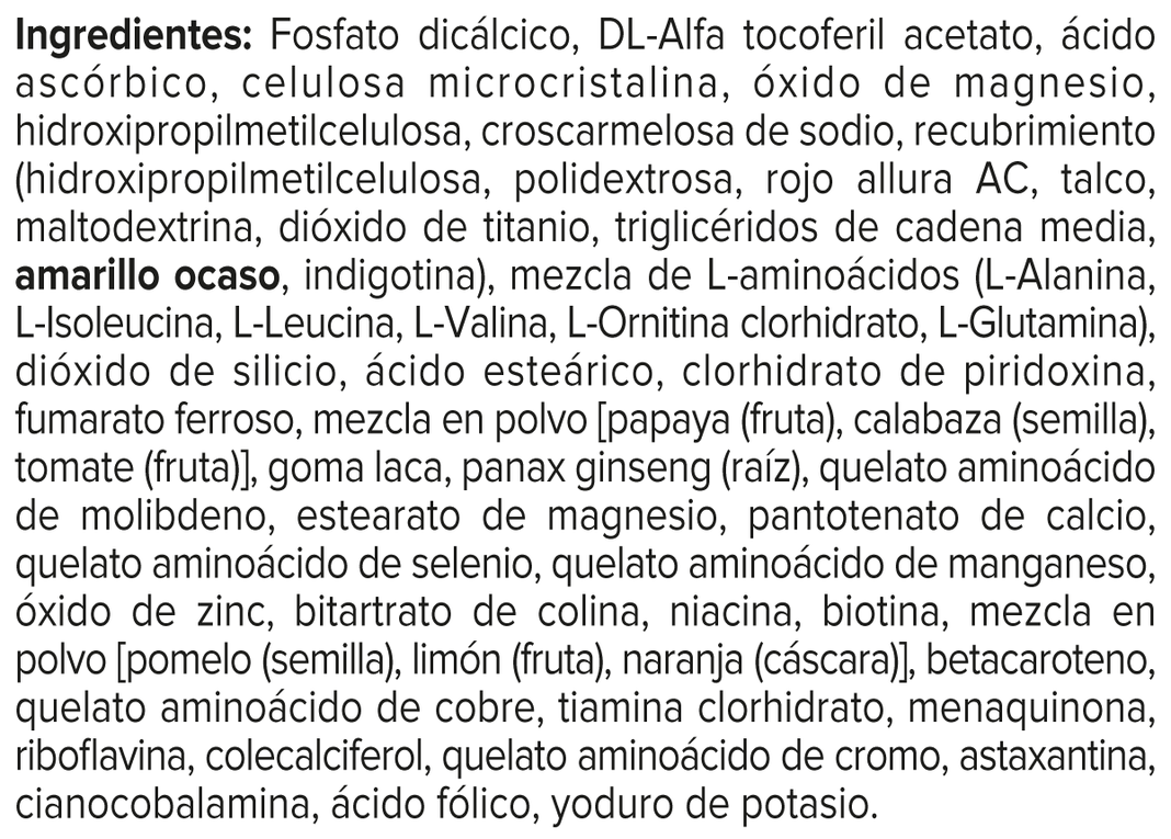 Multi Factor Men, Multivitamínico (60 Tabs)-2
