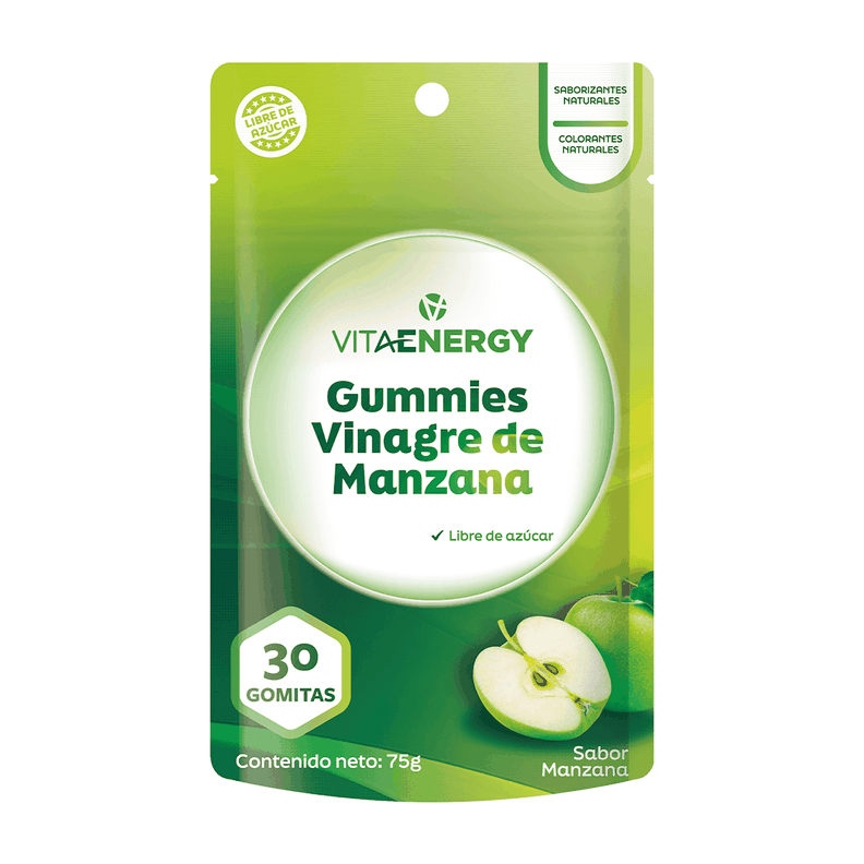 Gummies Vinagre de Manzana, Vitaenergy (30 gomitas)