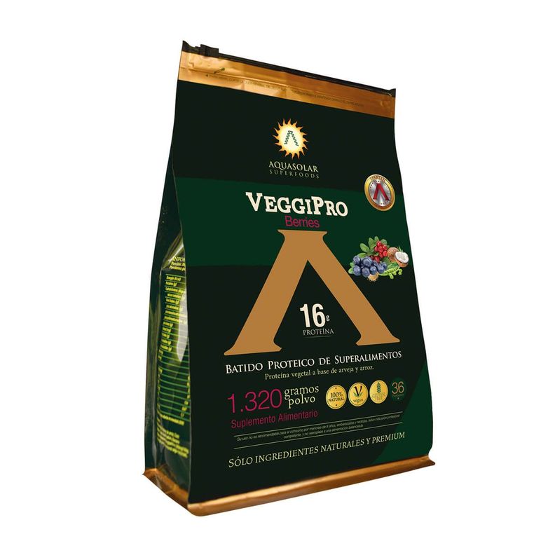 Veggipro Berries, Proteína vegana (1320 gr)-0