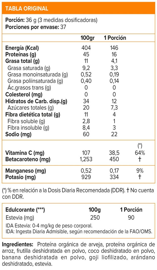 Veggipro Berries, Proteína vegana (1320 gr)-1