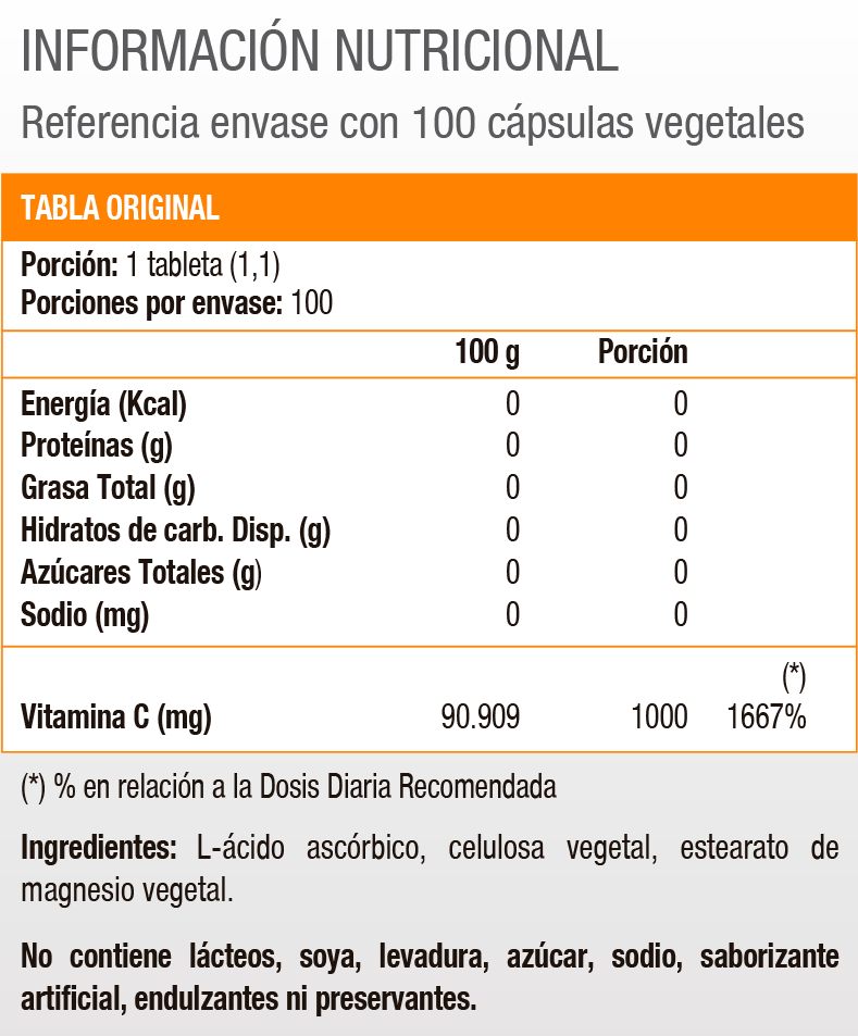 Vitamina C 1000 mg (250 caps)-2