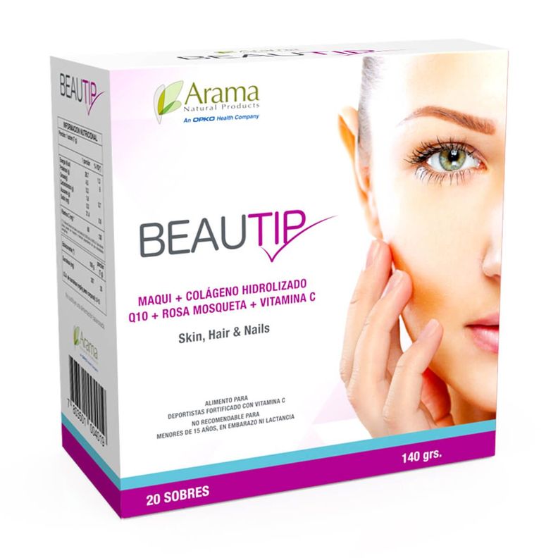 Beautip, Nutricosmético (20 sachets 7 gr) - Colageno hidrolizado-0