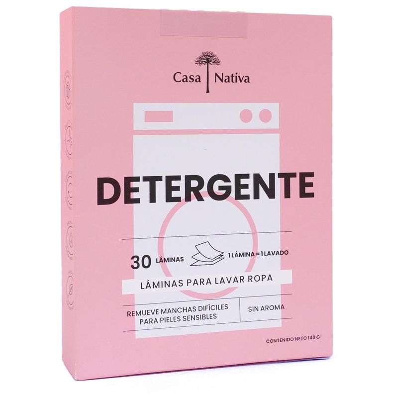 Detergente en Láminas Sin Aroma-0