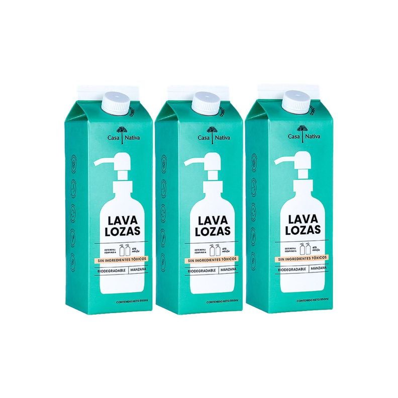 Triple Lavaloza Manzana Verde-0