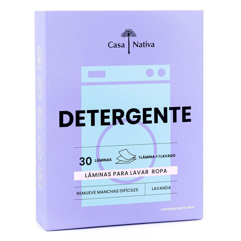 Detergente en Láminas Lavanda-0