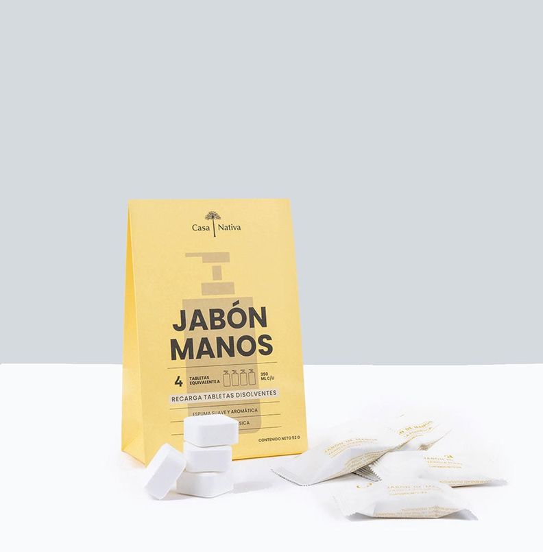 4 Recargas Jabón Espuma Vainilla Polinésica-1