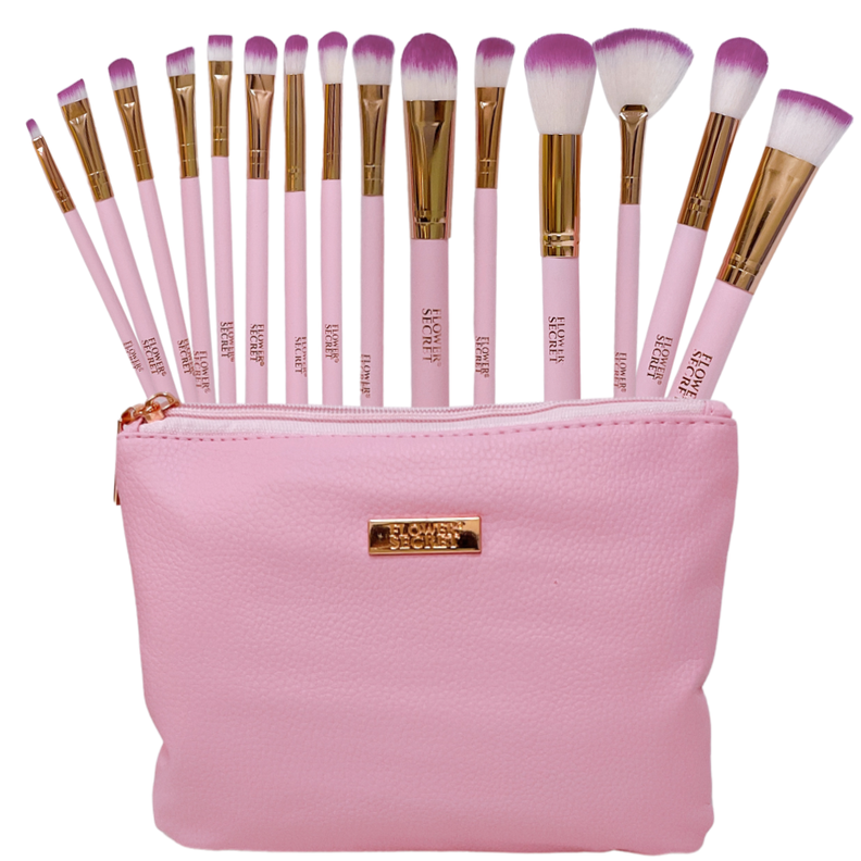 Set 15 Brochas De Maquillaje Con Estuche-1