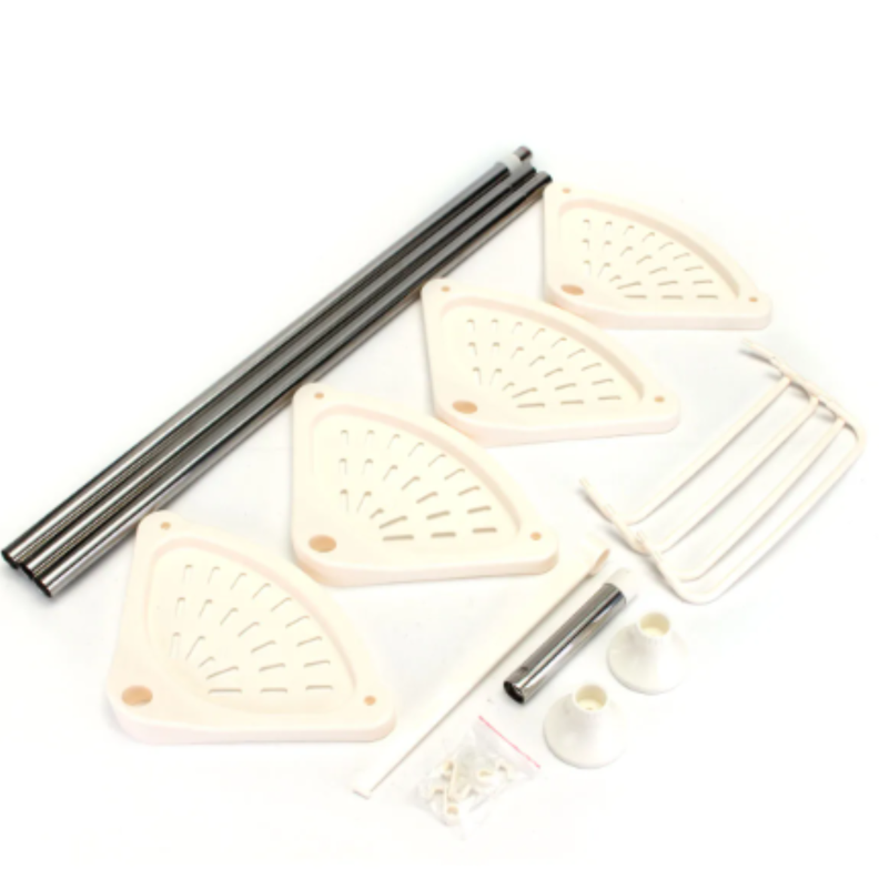 Esquinero De Baño 4 Repisas Ajustable Organizador Multiusos-1