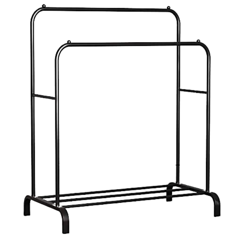 Perchero Metálico Doble Closet Organizador Hogar-0