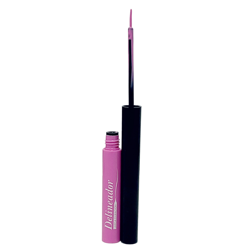 Delineador Liquido De Ojos Pastel Color Fucsia-0