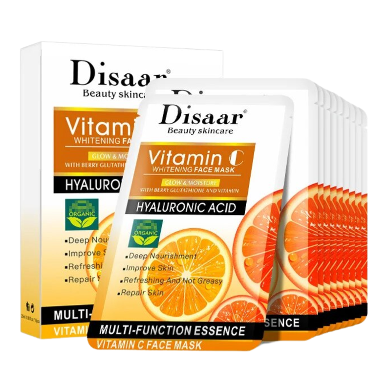 Mascarilla Facial Vitamina C 10 Unidades-0