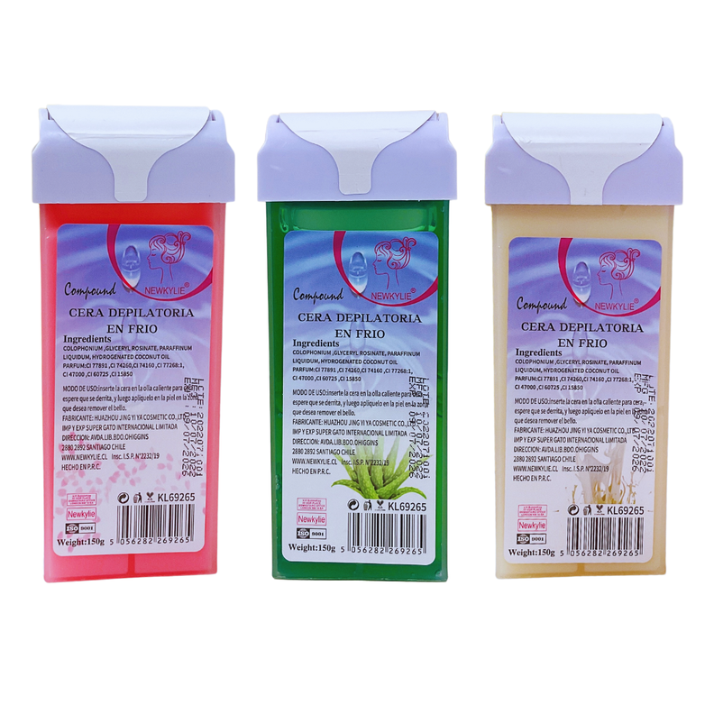 Pack 3 Cartuchos De Cera Roll On-0