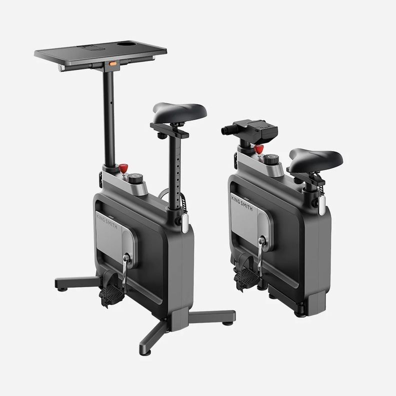 Bicicleta estatica plegable KingSmith W1B para interiores debajo del escritorio Gris