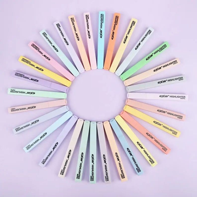 Destacadores Set 30 Colores Pastel-1